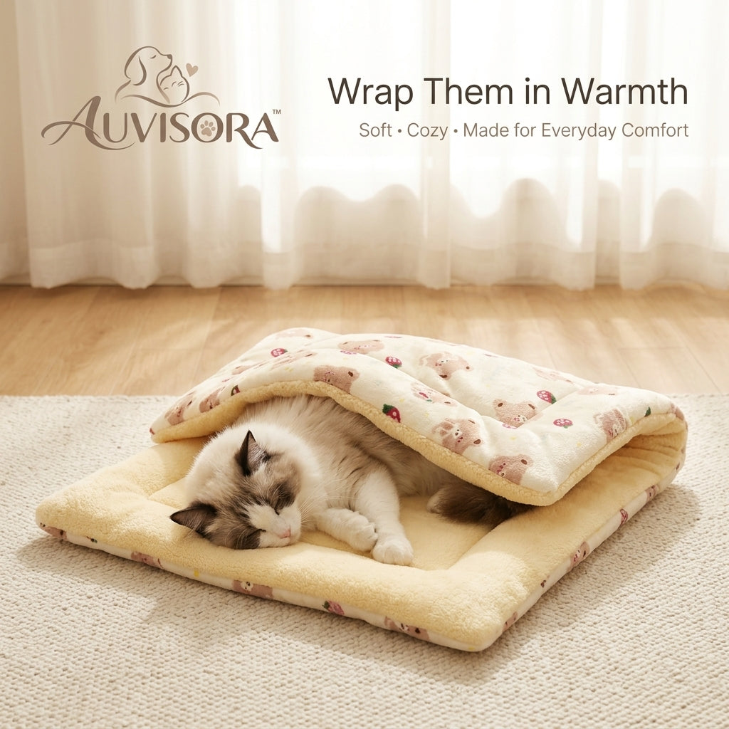 𝑨𝑼𝑽𝑰𝑺𝑶𝑹𝑨™ PlushCloud Reversible Pet Blanket