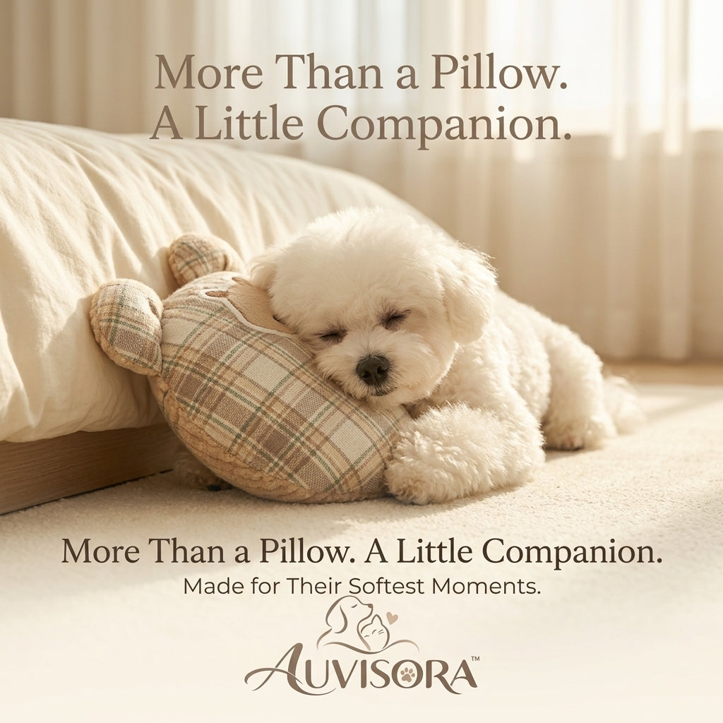 𝑨𝑼𝑽𝑰𝑺𝑶𝑹𝑨™ SnuggleBear Pet Headrest Pillow