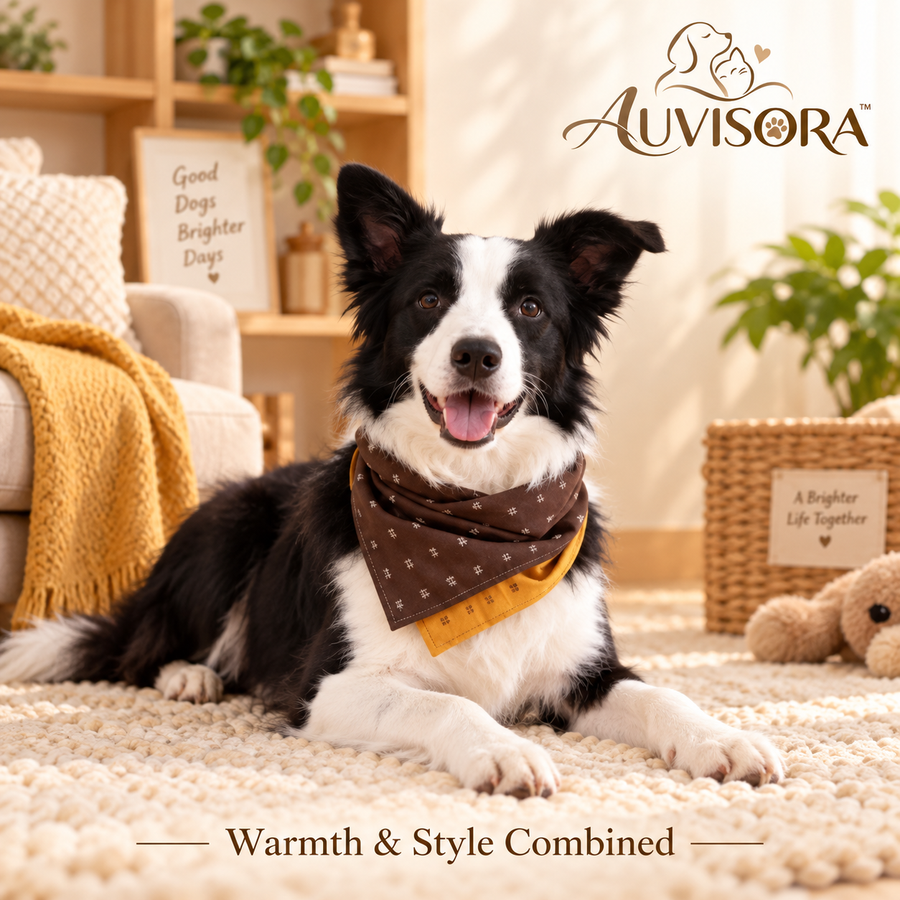 𝑨𝑼𝑽𝑰𝑺𝑶𝑹𝑨™ ChicPlaid Reversible Pet Bandana