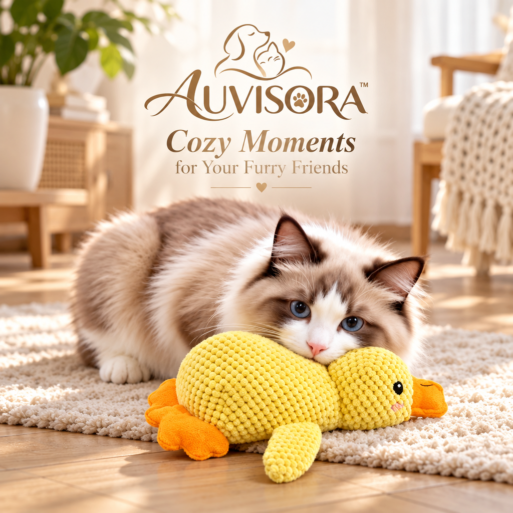 𝑨𝑼𝑽𝑰𝑺𝑶𝑹𝑨™ CrinkleDuck Interactive Cat Toy