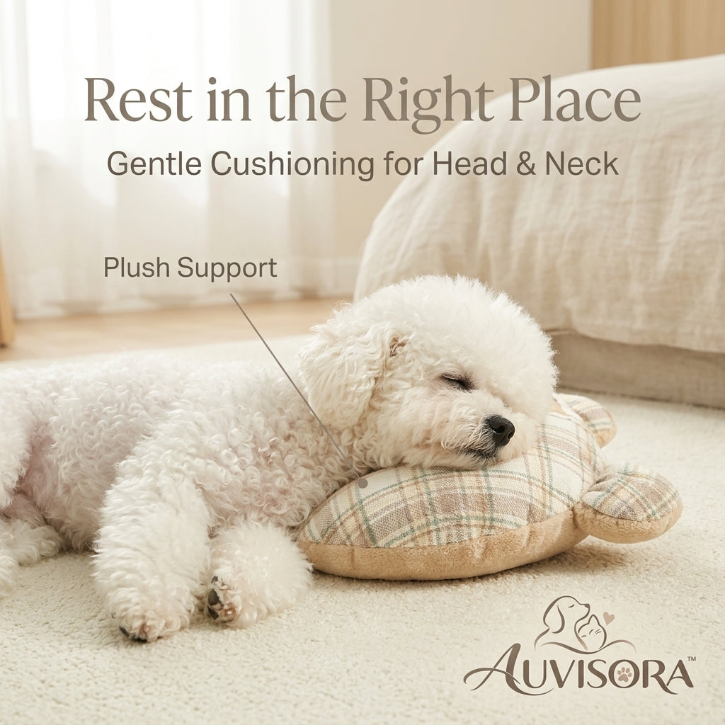 𝑨𝑼𝑽𝑰𝑺𝑶𝑹𝑨™ SnuggleBear Pet Headrest Pillow