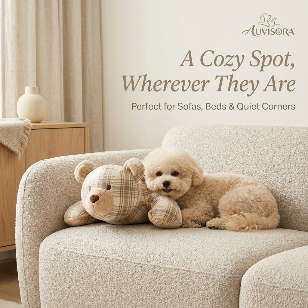 𝑨𝑼𝑽𝑰𝑺𝑶𝑹𝑨™ SnuggleBear Pet Headrest Pillow